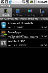 איך להעביר יישום לכרטיס SD